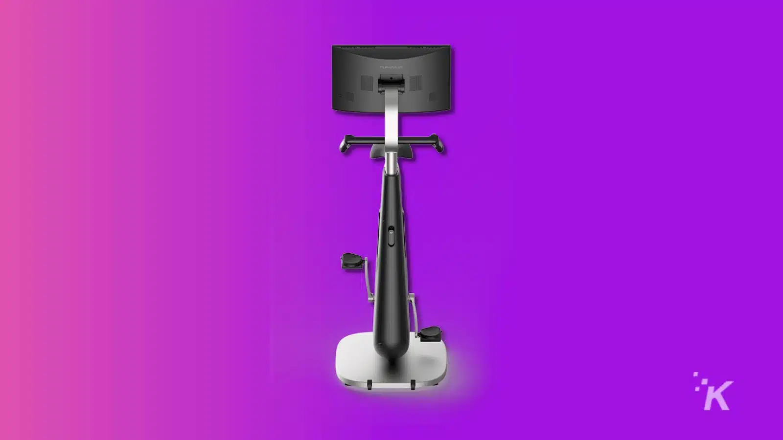 playpulse one gamified exercise bike on purple background