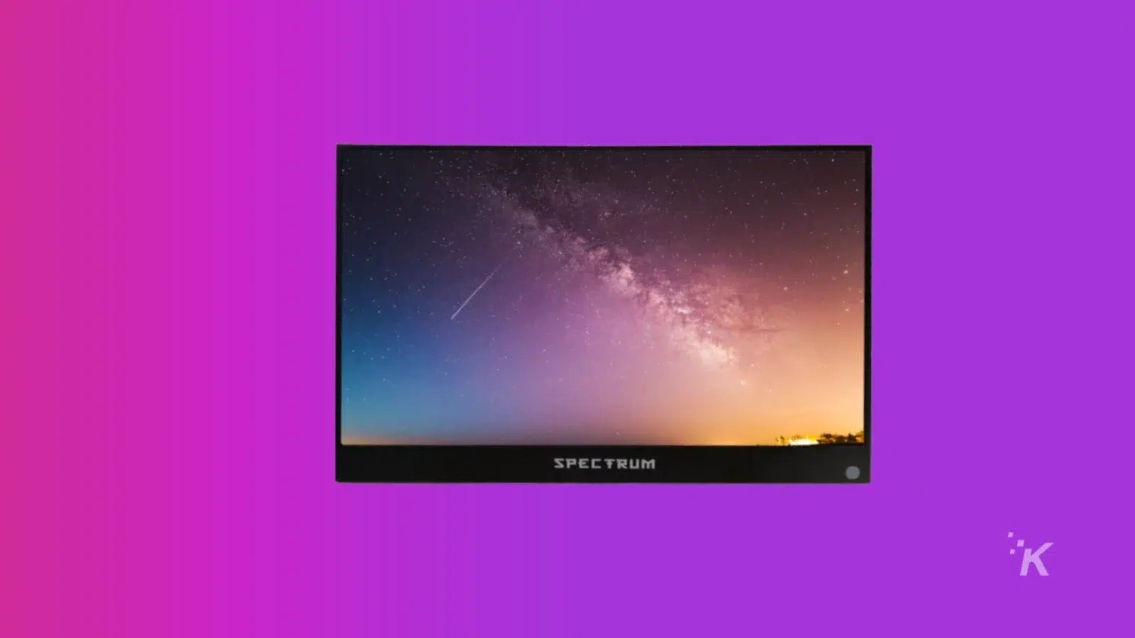 spectrum nano 4k display on purple background