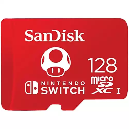 SanDisk 128GB microSDXC-Card, Licensed for Nintendo-Switch