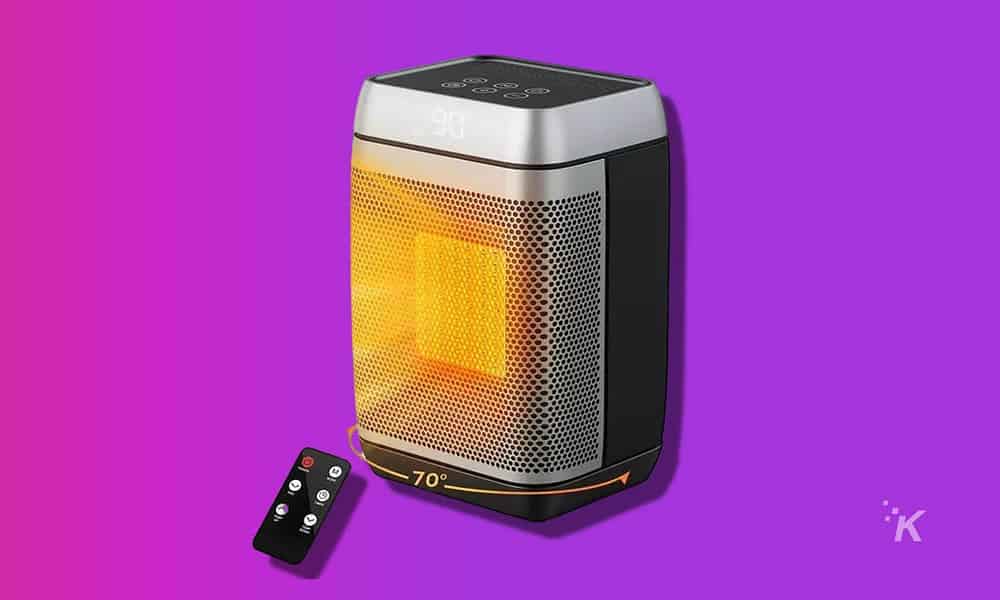 Keep your toes warm all winter with this 36 space heater, 40 off
