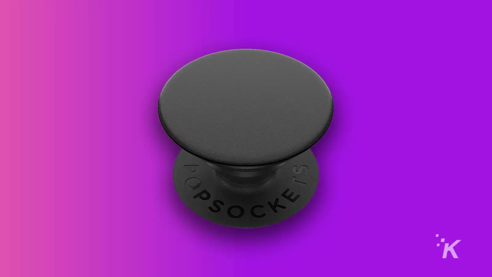 Popsocket on purple background