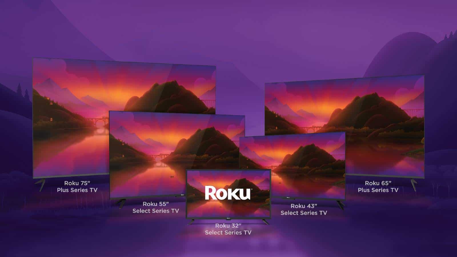 Roku's first line of tvs