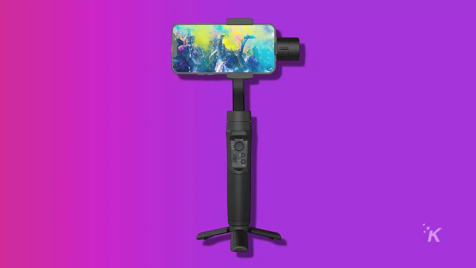 hohem smaratphone gimbal for iphone and android