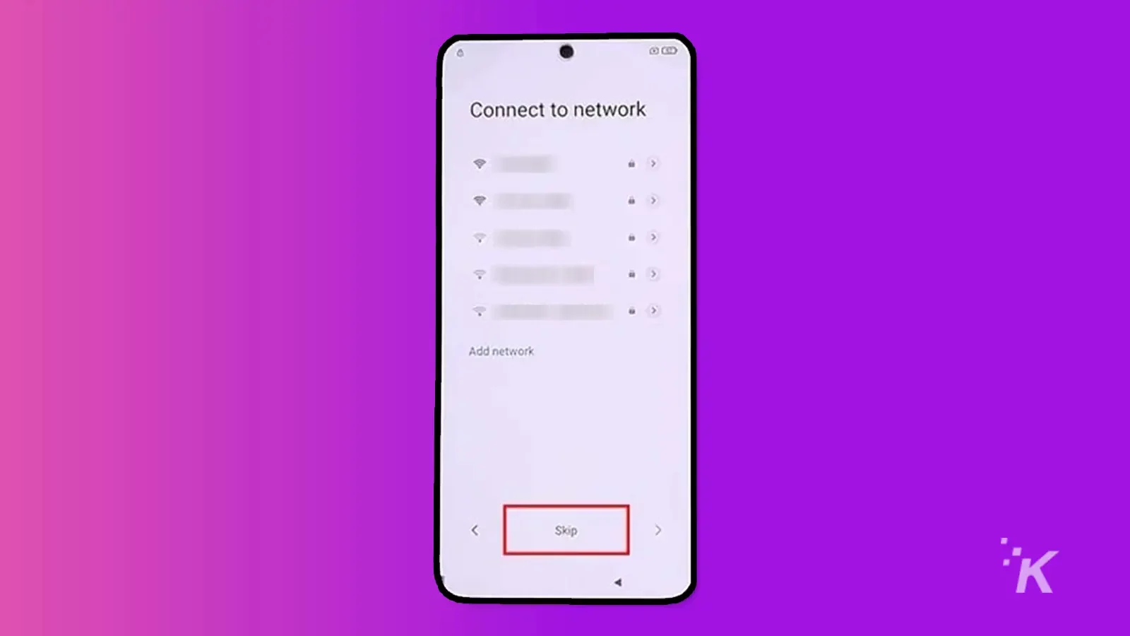 connect to network Android