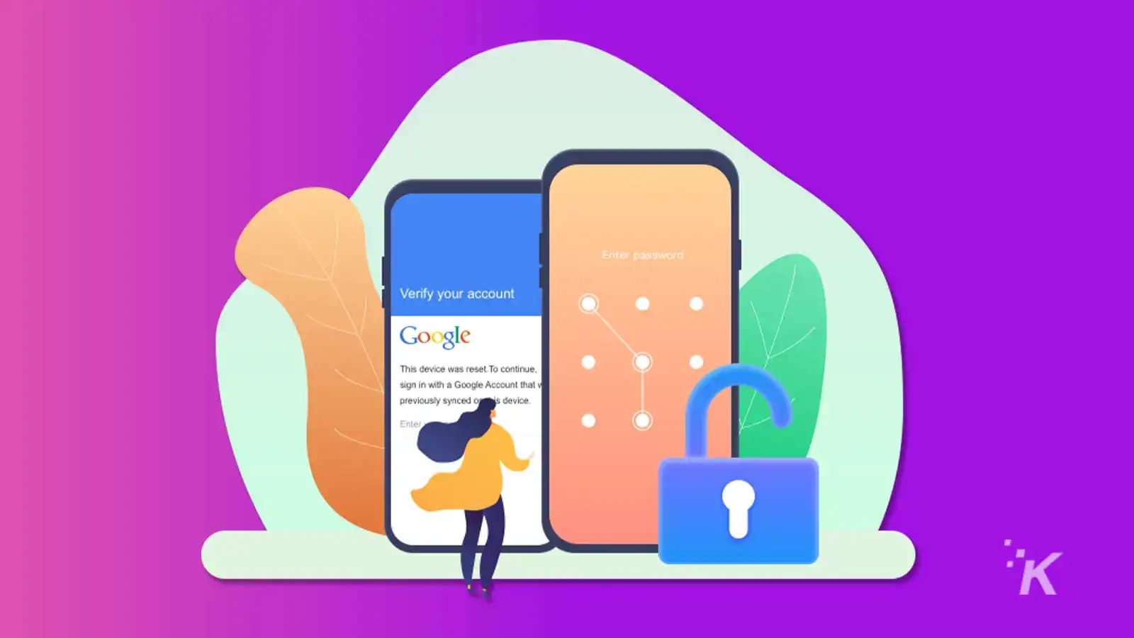 Android unlock illustration