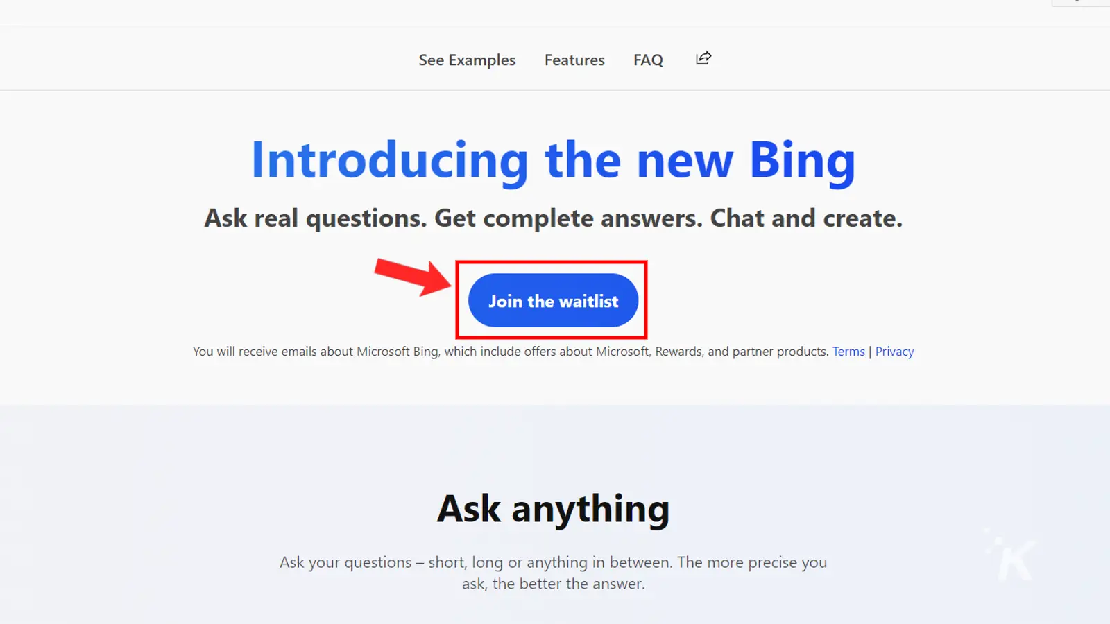 bing ai search join the waitlist