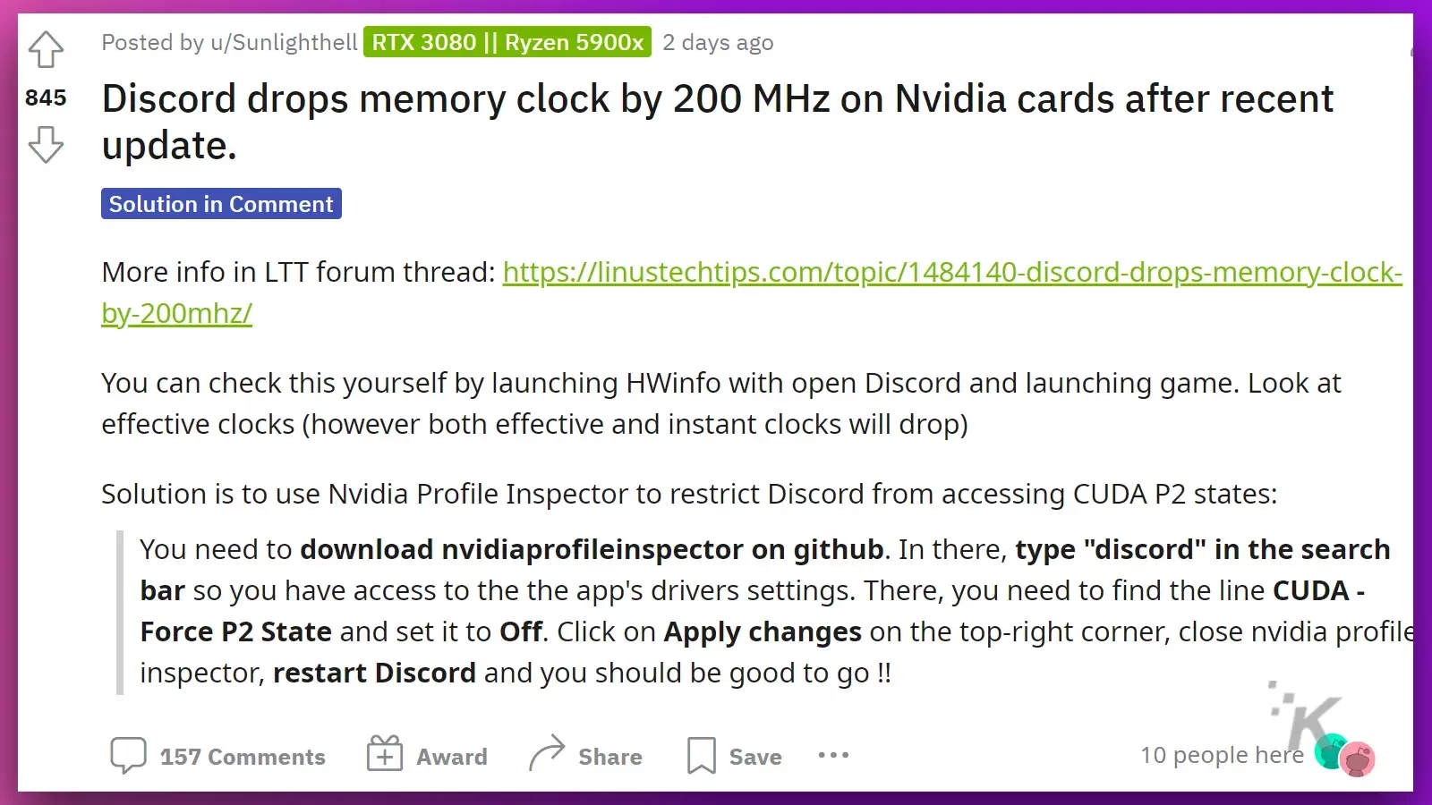 discord nvidia issues