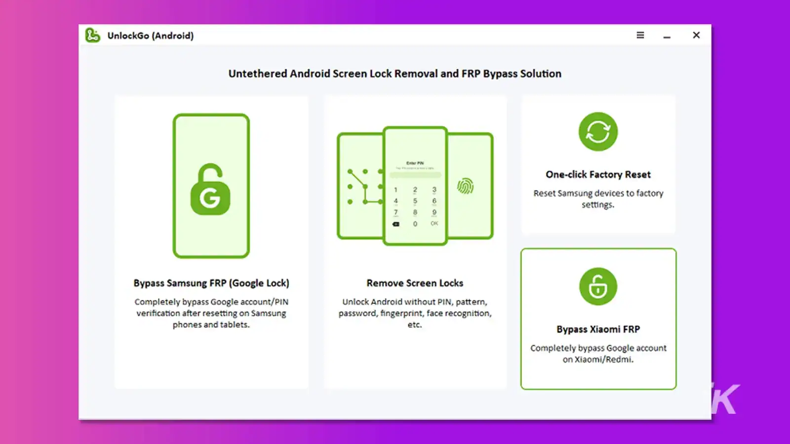 Xiaomi Redmi Poco FRP bypass with UnlockGo (Android)