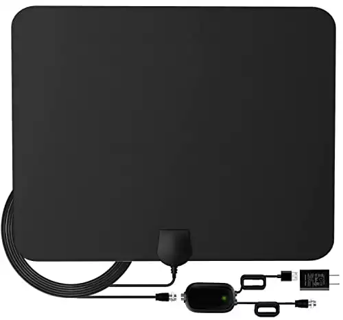 Amplified hdtv indoor antenna