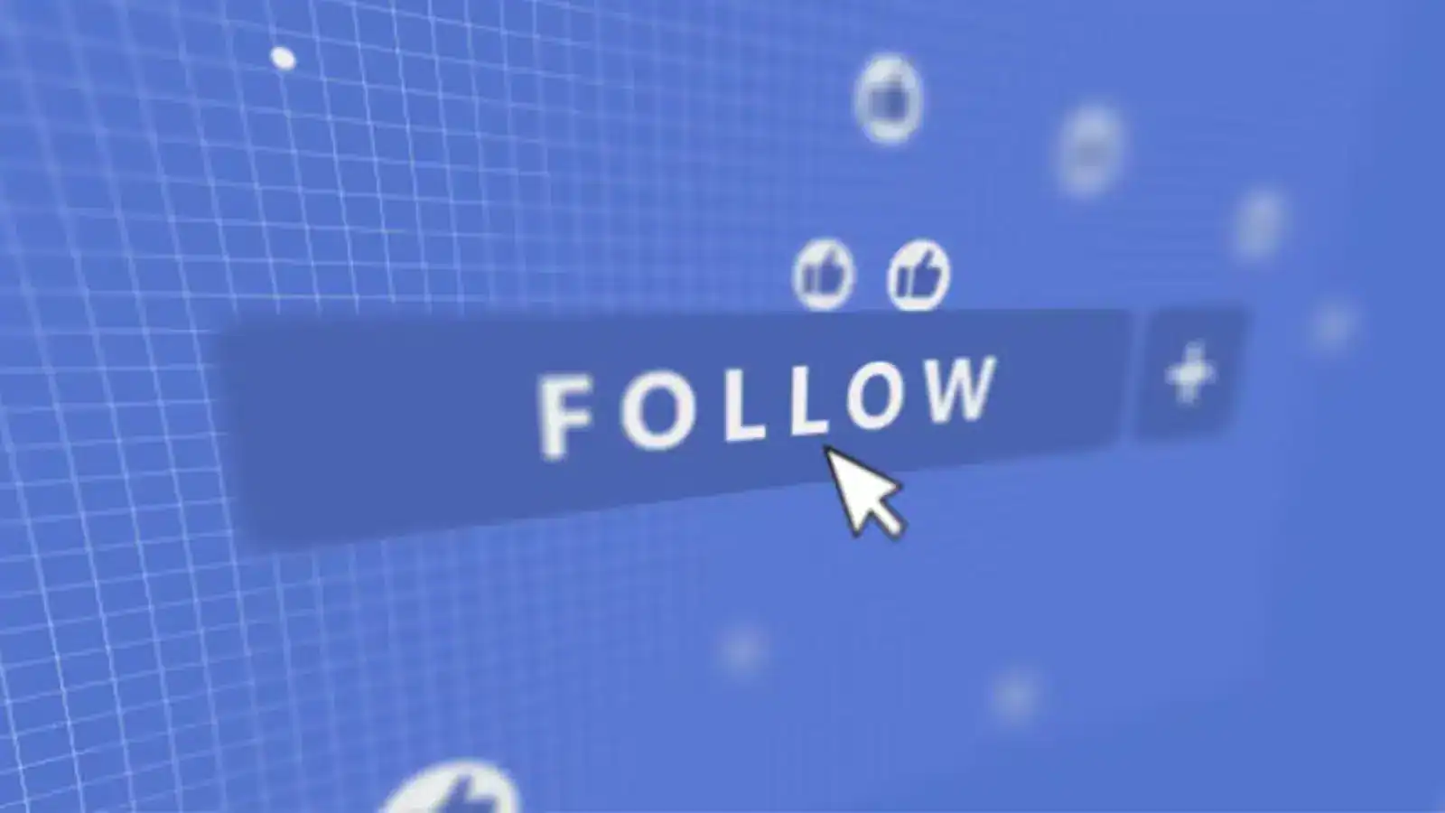 Follow tab in blue