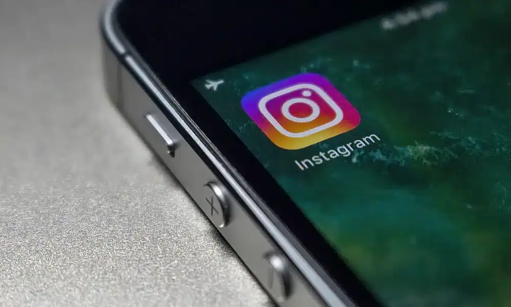 Instagram app on phone