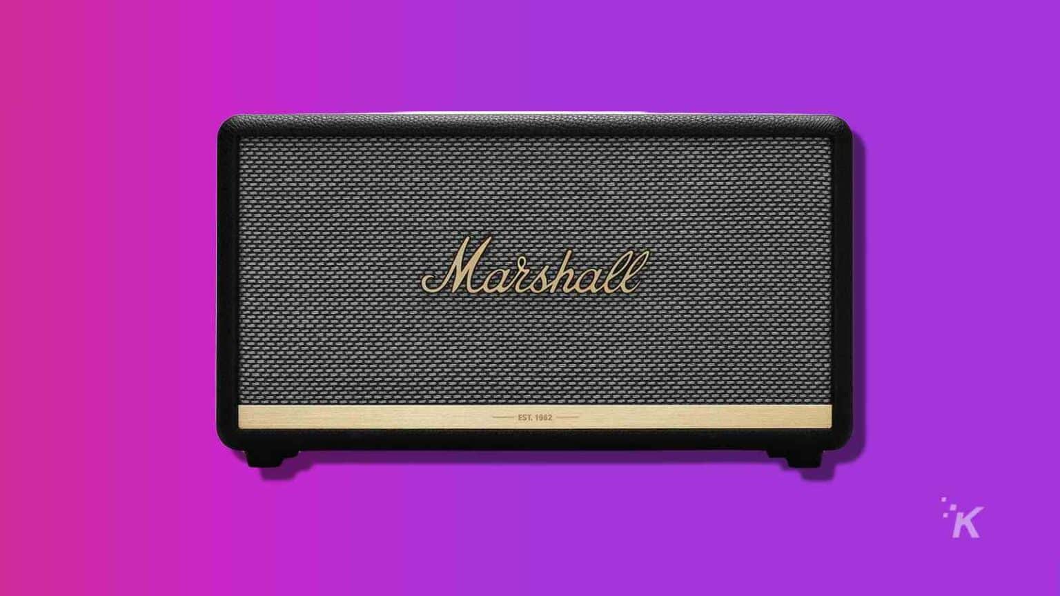 This Marshall speaker absolutely rocks, and it's now down to 250