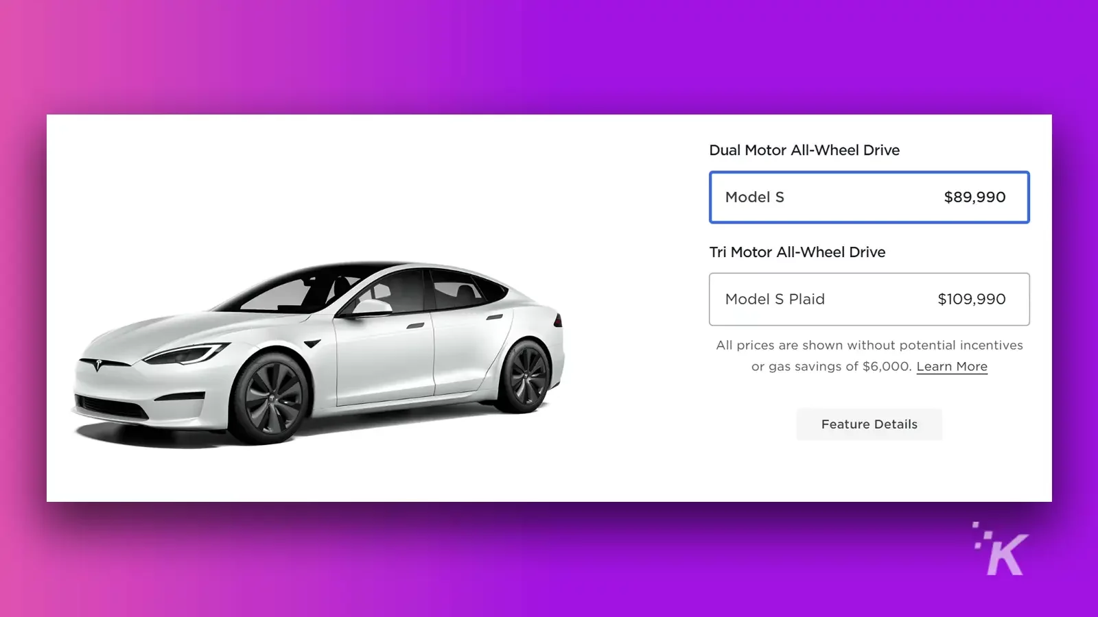 Tesla model deals s price decrease