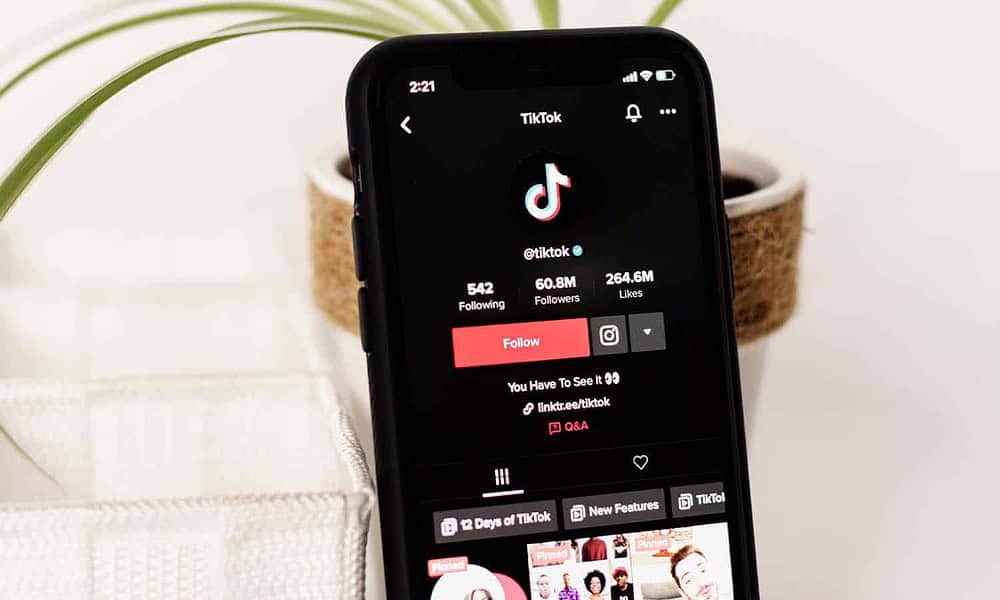 TikTok followers on phone