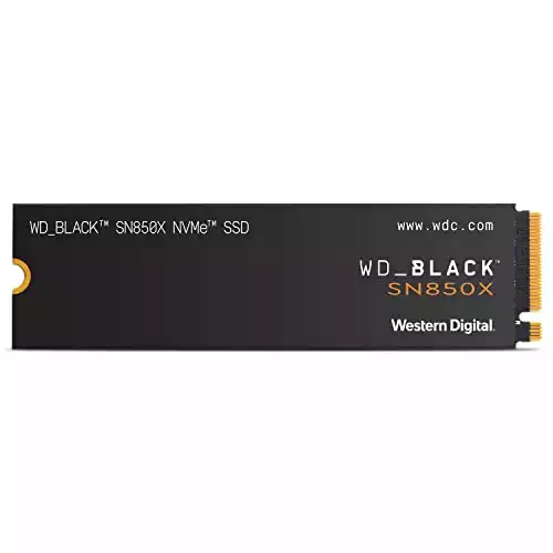 WD_BLACK 4TB SN850X NVMe Internal Gaming SSD
