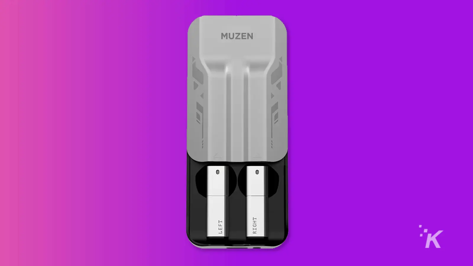 Muzen Speed X case in purple background