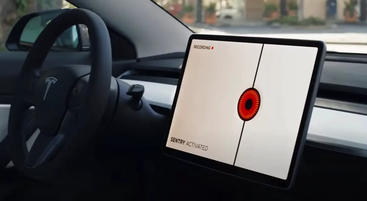 tesla sentry mode