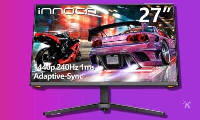 Innocn is displaying a 27-inch 1440p 240Hz 1ms Adaptive-Sync monitor. Full Text: innoca 27 1440p 240Hz 1ms Adaptive-Sync Innocn