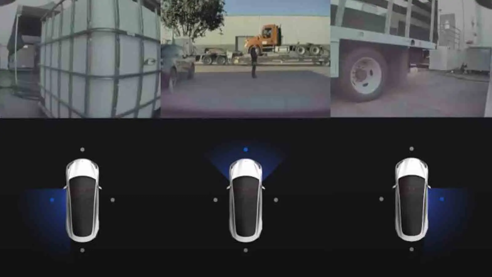 image showing how tesla's sentry mode works