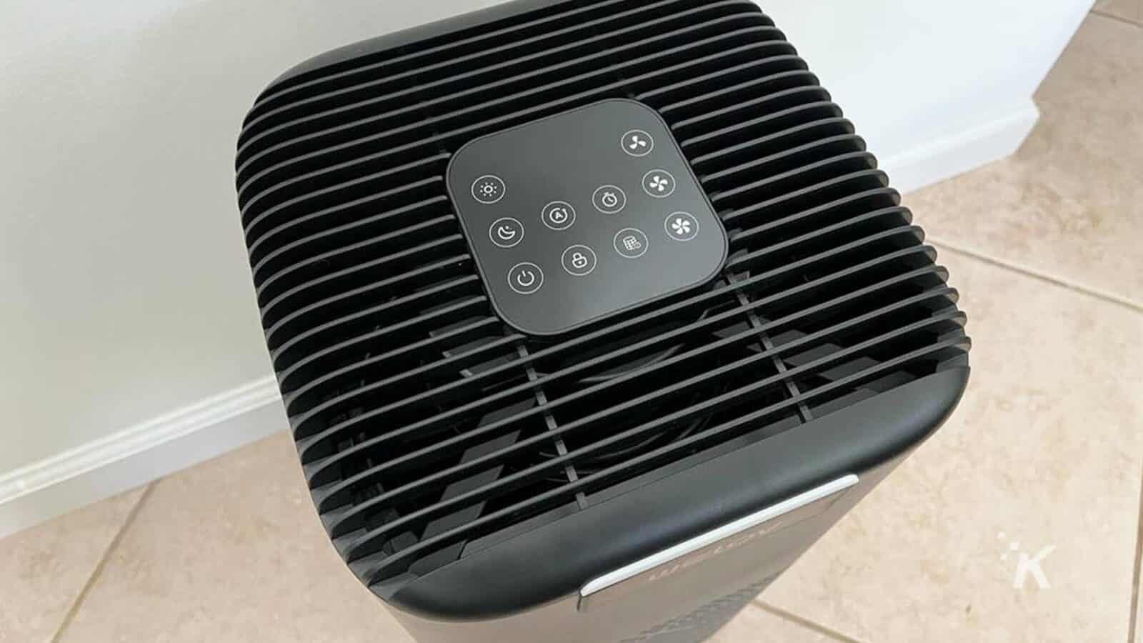 Welov p200s air purifier top