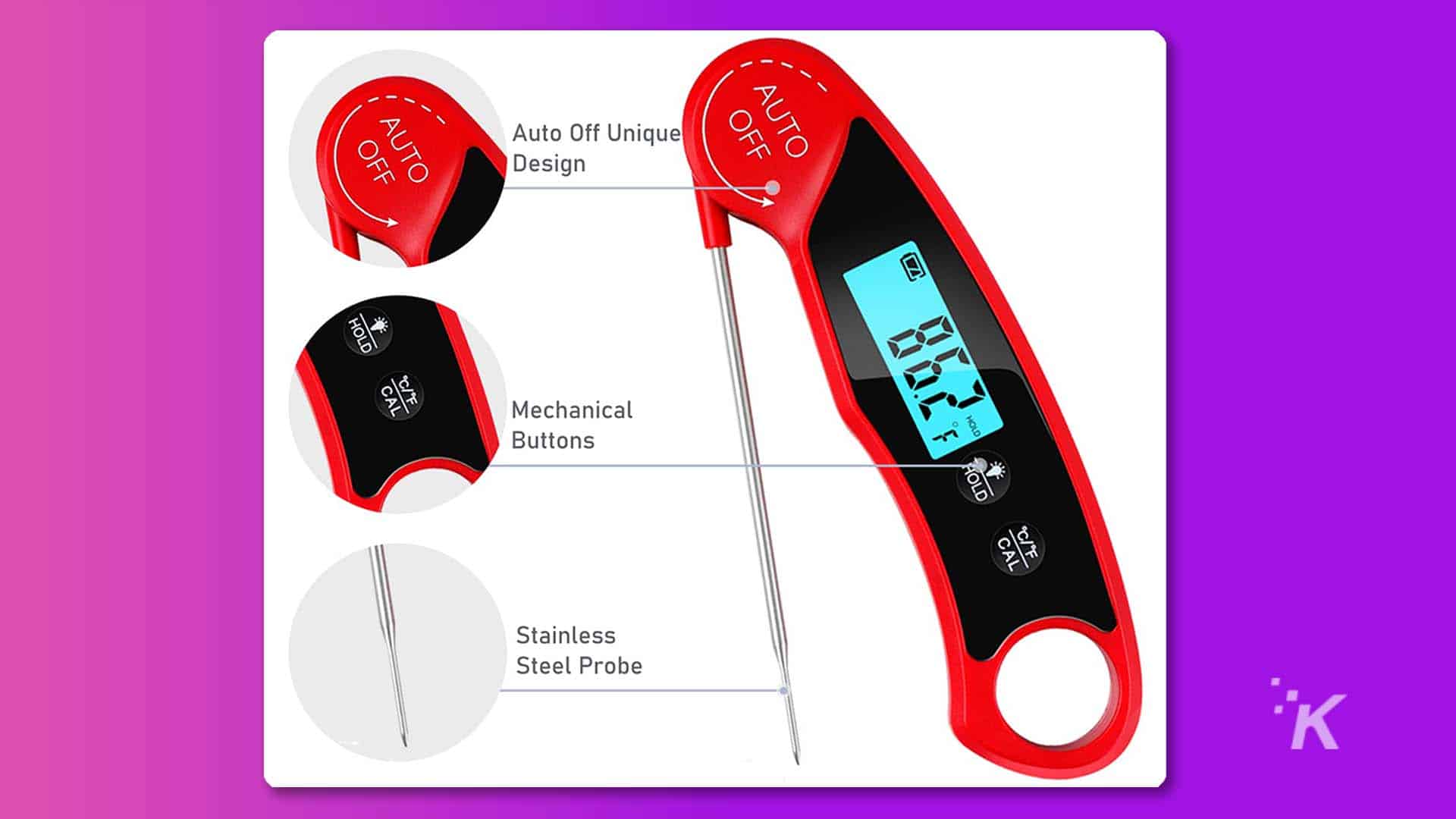 This sizzling deal saves you 15 on this 30 digital thermometer