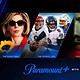 Paramount plus showtime banner showing ten bengal yellowjackets are fighting in an american gigolo show on cbs sports, which is being streamed on paramount+ and showtime. Full text: 10 bengal the good fight cbs sports | nfl yellowjackets american gigolo paramount+ showtime with