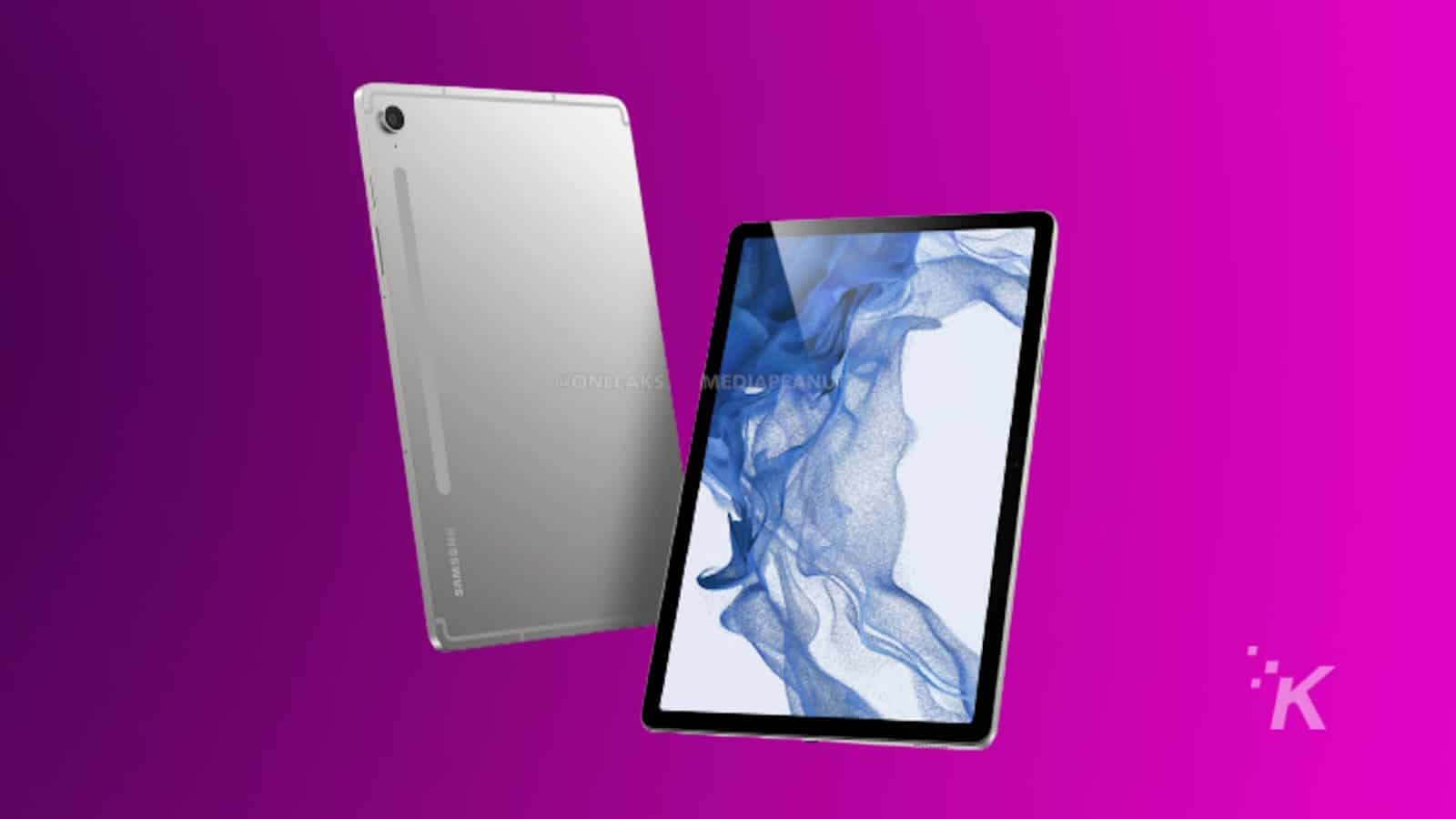 Galaxy Tab S9 FE Plus Specs and Renders Leak, Showing That Samsung