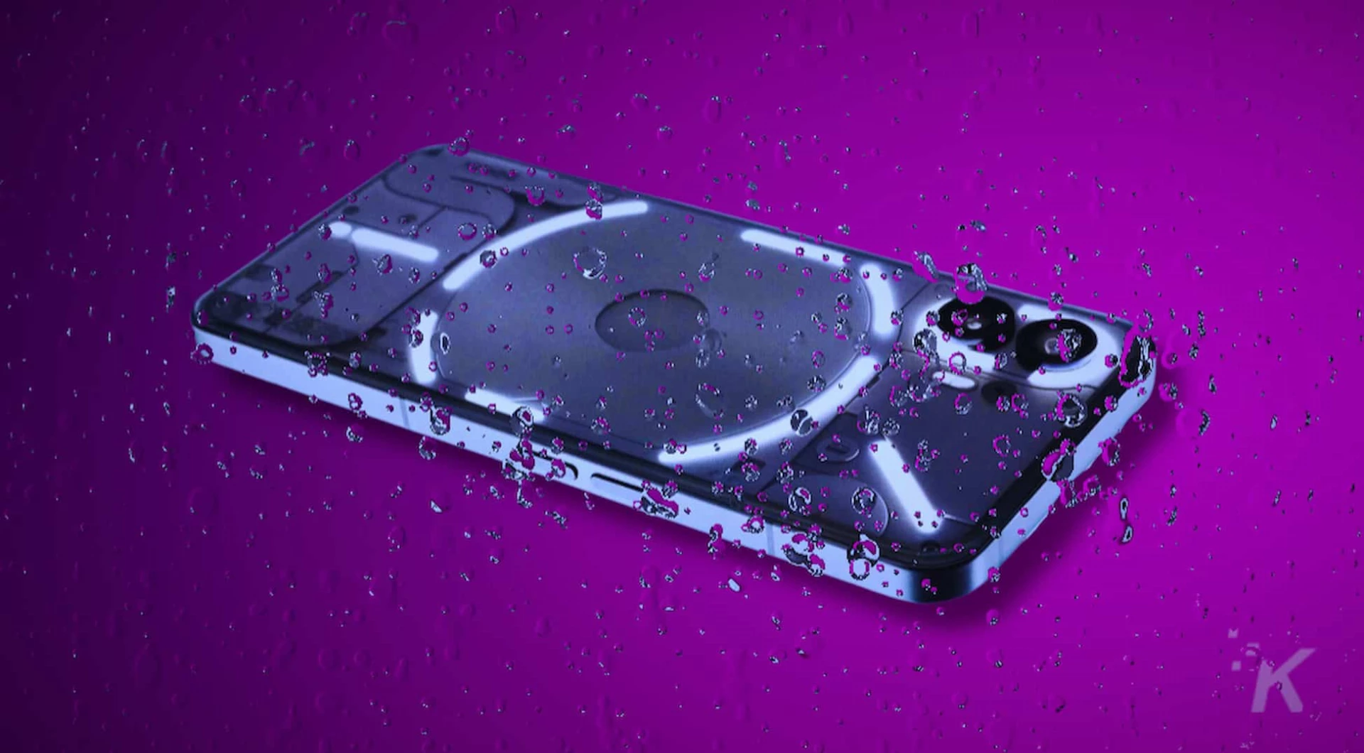 nothing phone 2 soaked in water