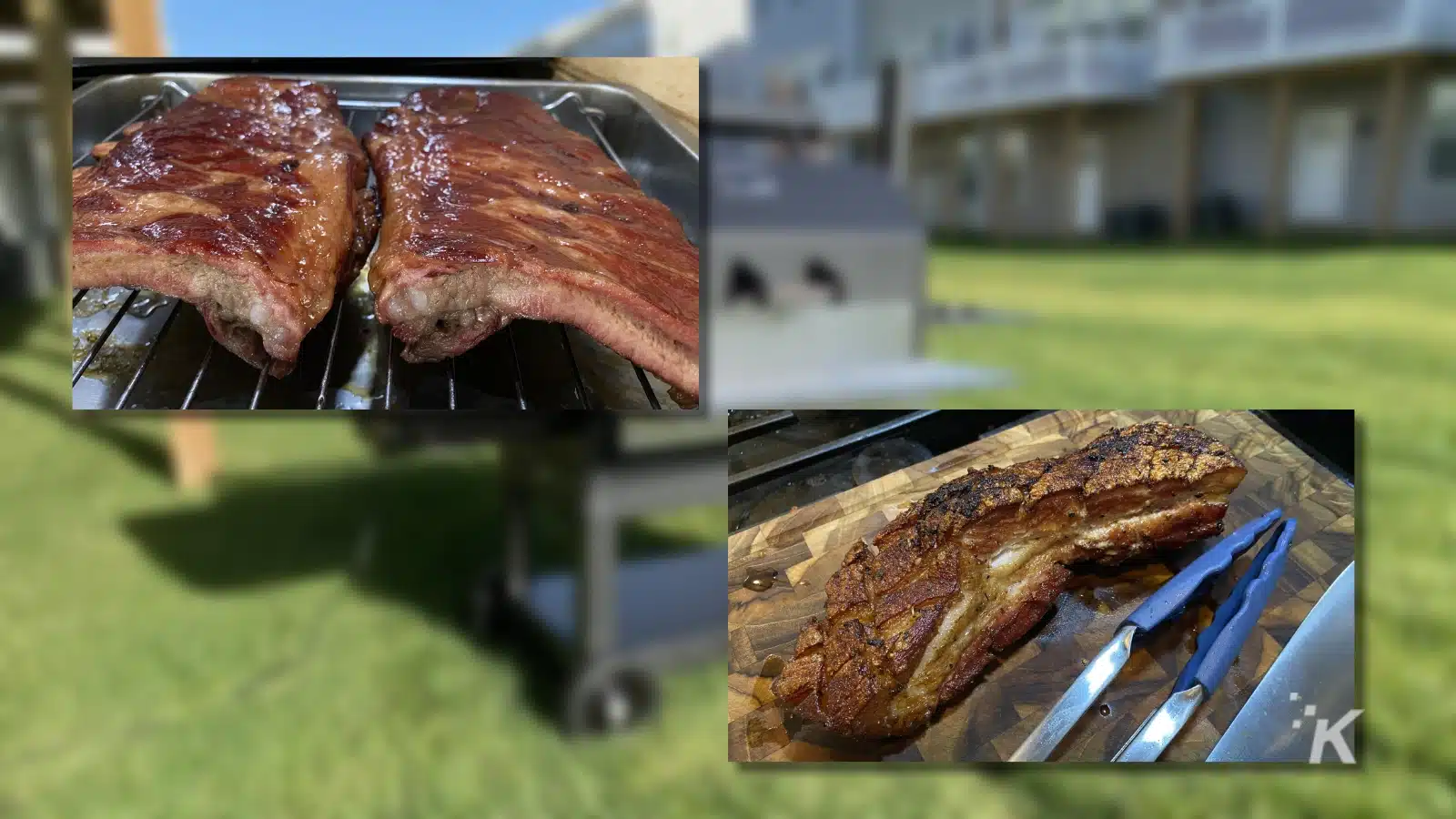 meats cooked on a yoder pellet grill