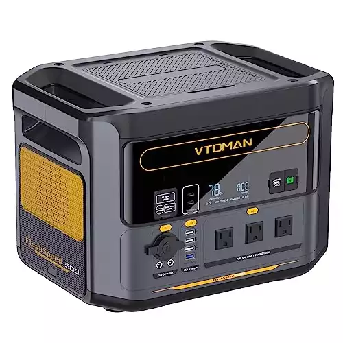 VTOMAN FlashSpeed 1500 Portable Power Station