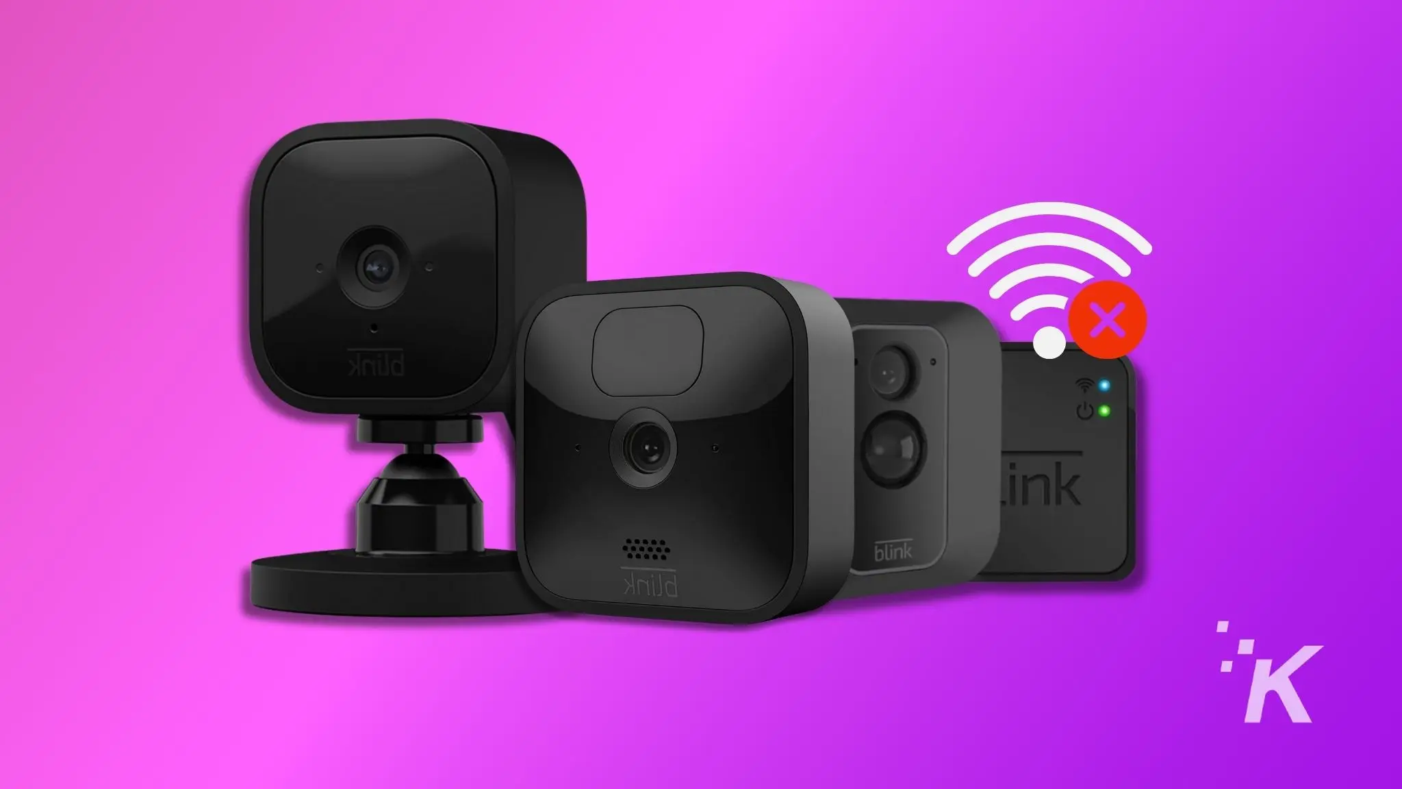 Blink xt camera hot sale to wifi low