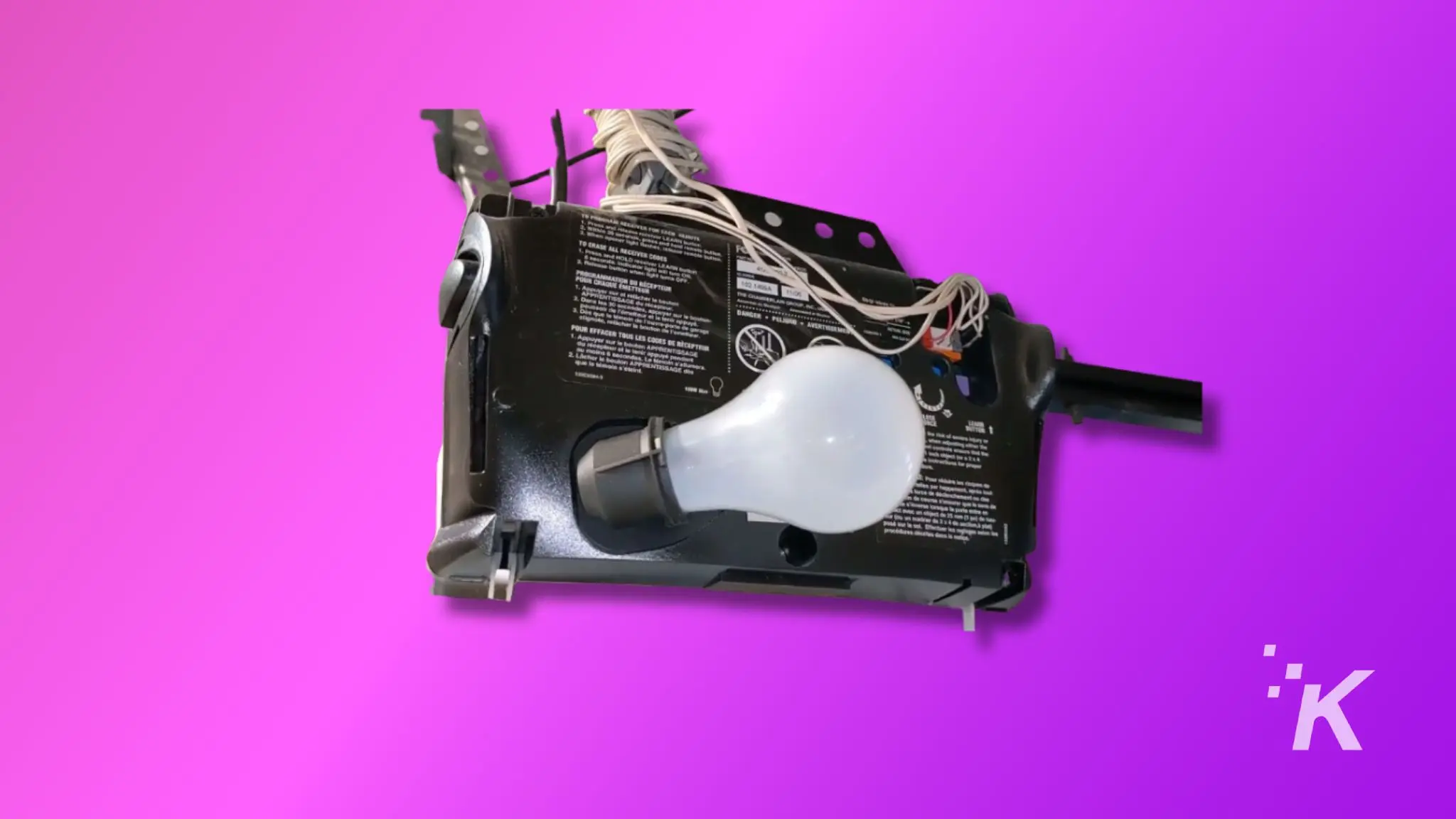 Is your garage door opener light not working?