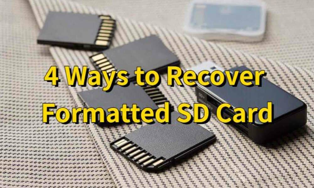Four ways to recover formatted SD cards KnowTechie