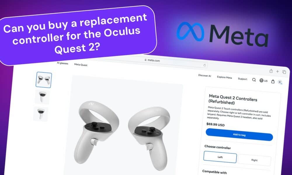 Buy Meta Quest 2 replacement controllers online.