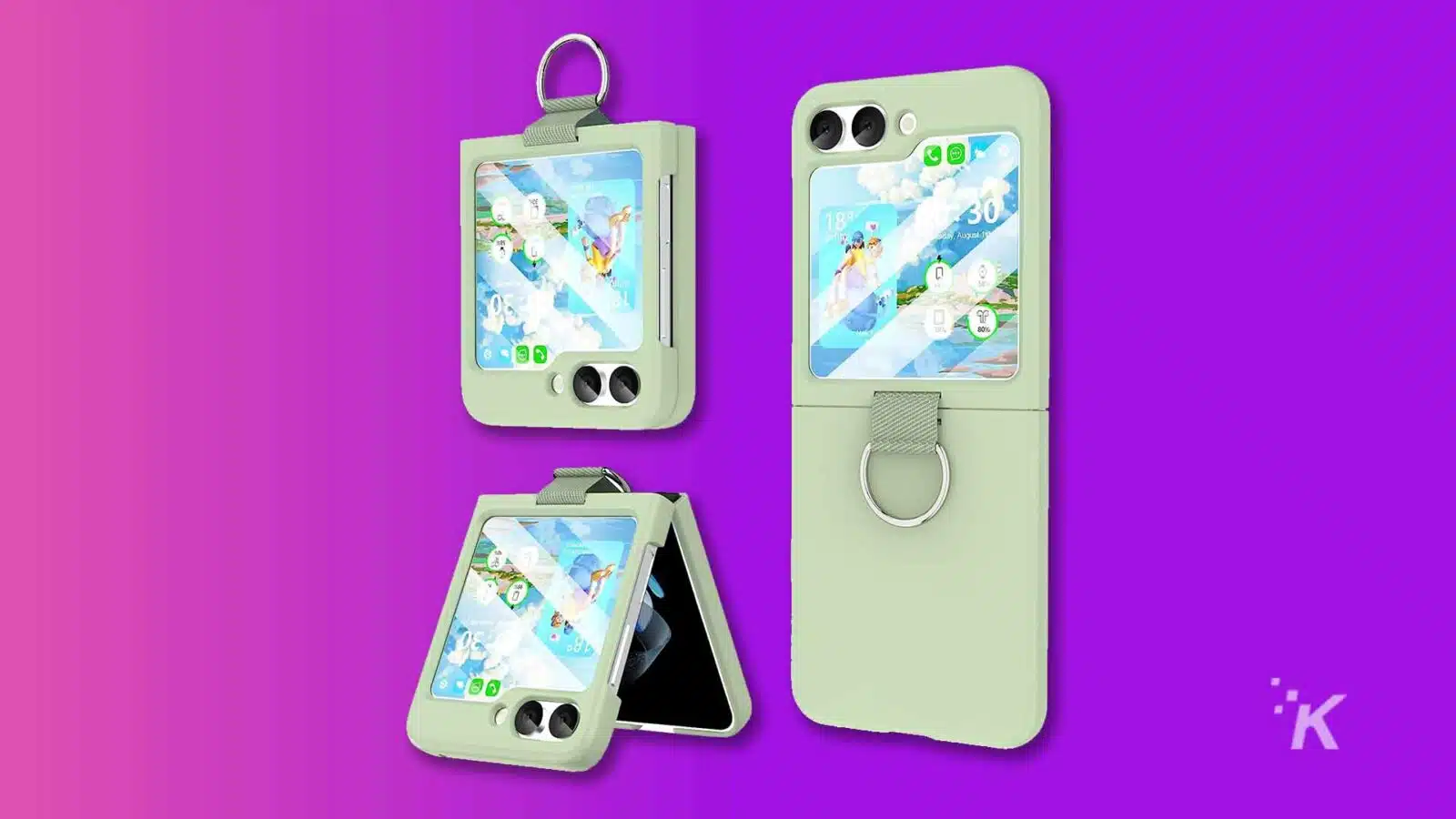 Samsung Galaxy Z Flip 5 Case with Ring
