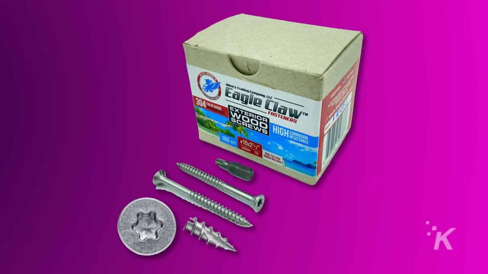 Eagle Claw Fasteners  Stainless Steel Wood Screws