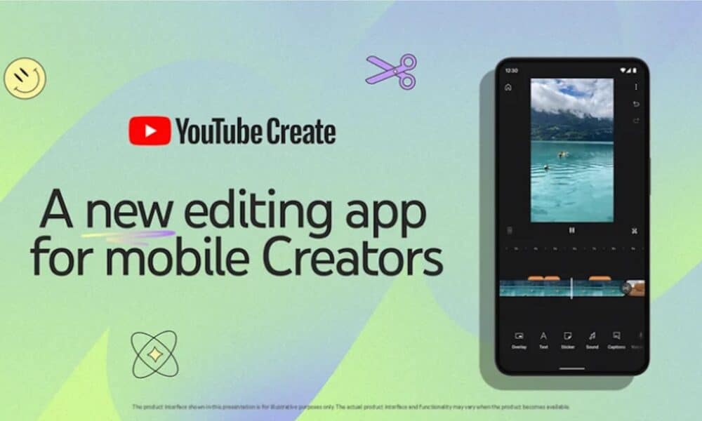 New youtube create app for easy video editing