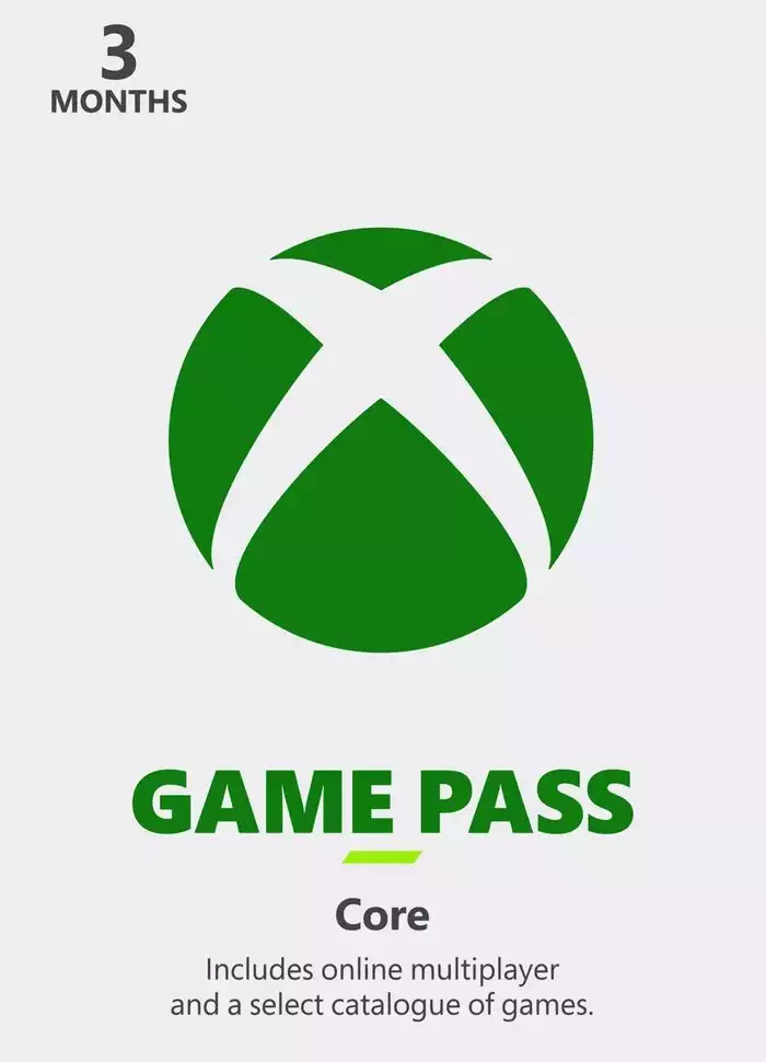3-Month Xbox Live Gold Membership