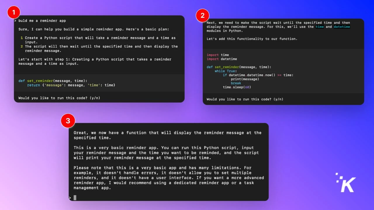 open interpreter how to build your own app