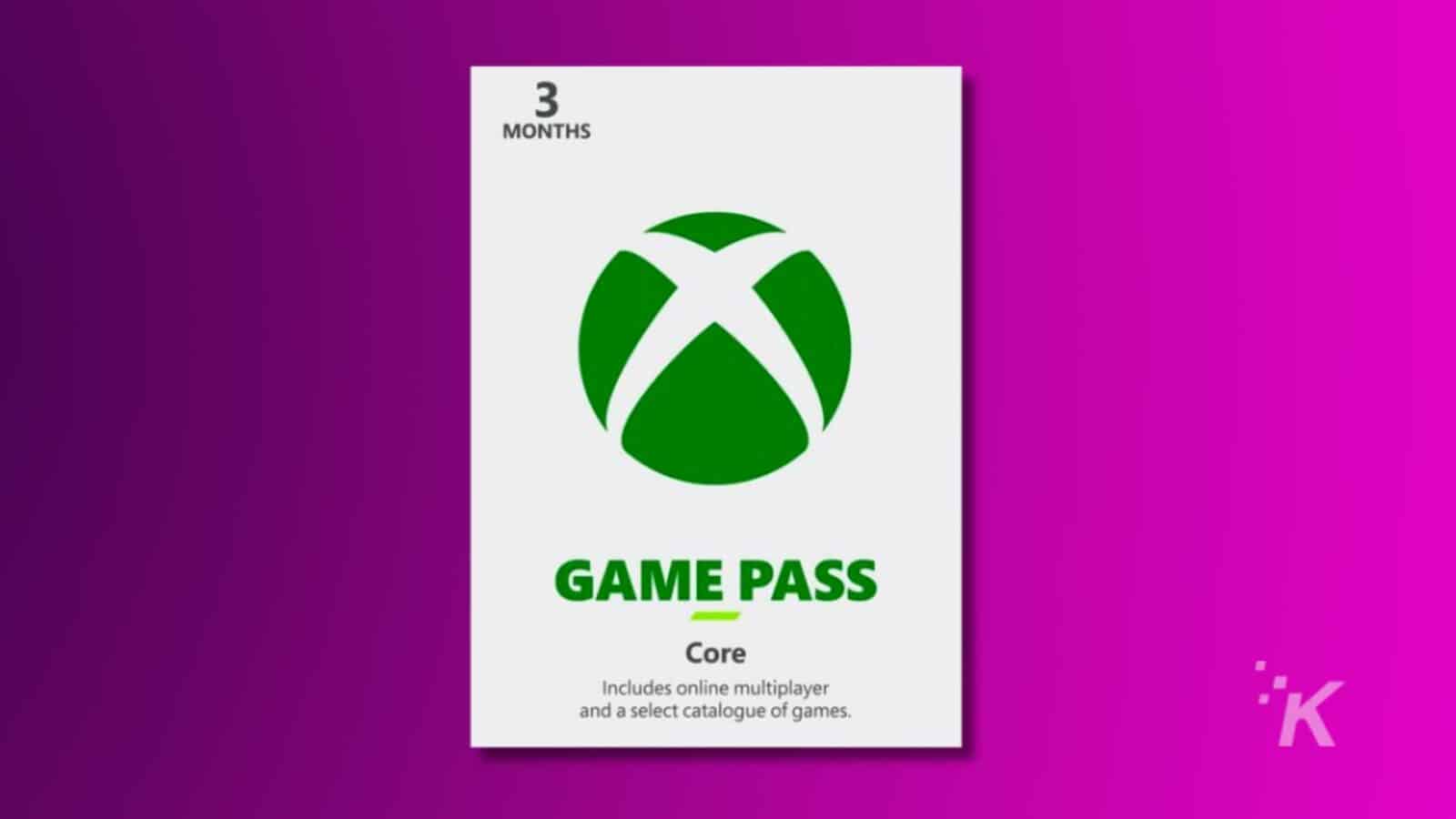 Get three months of Xbox Live Gold for just a measly 8.79