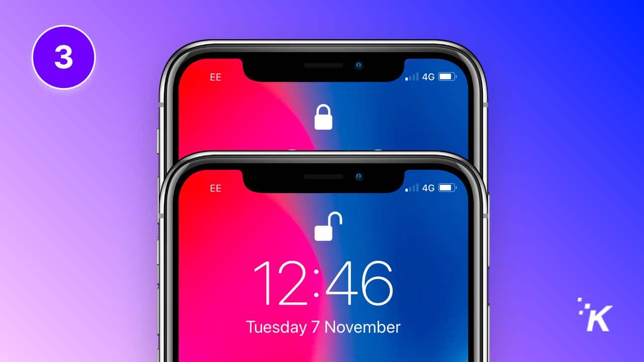 A smartphone displays a screenshot of a text message on its 4g ee network at 12:46 on tuesday, 7 november.