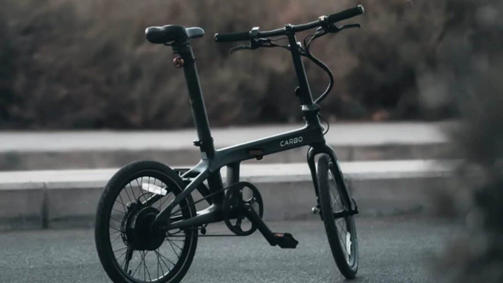 Carbo electric folding discount bike