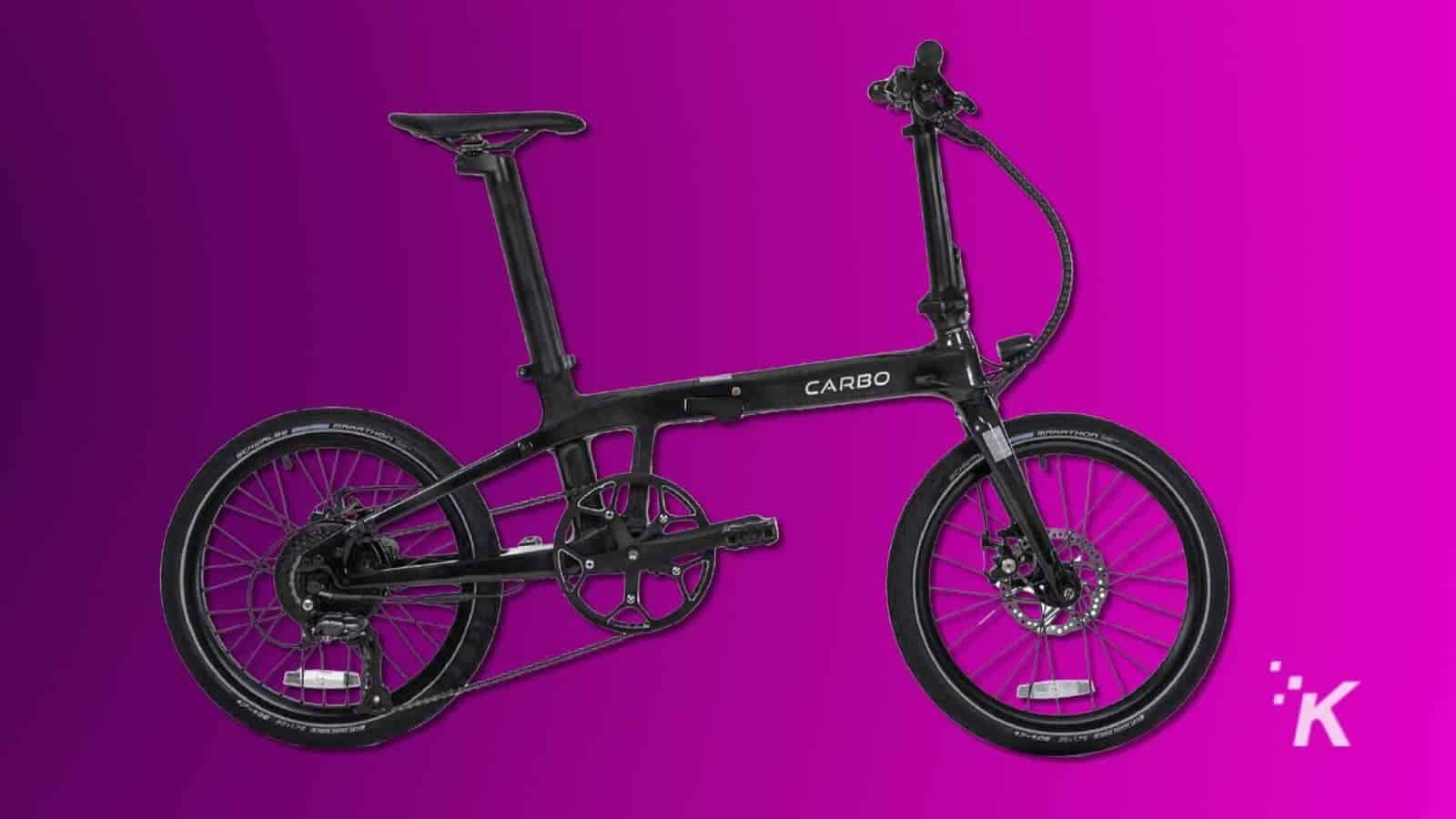 Carbo folding online bike