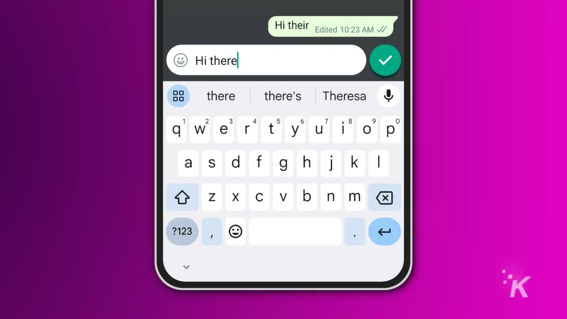 The screenshot of a cell phone.