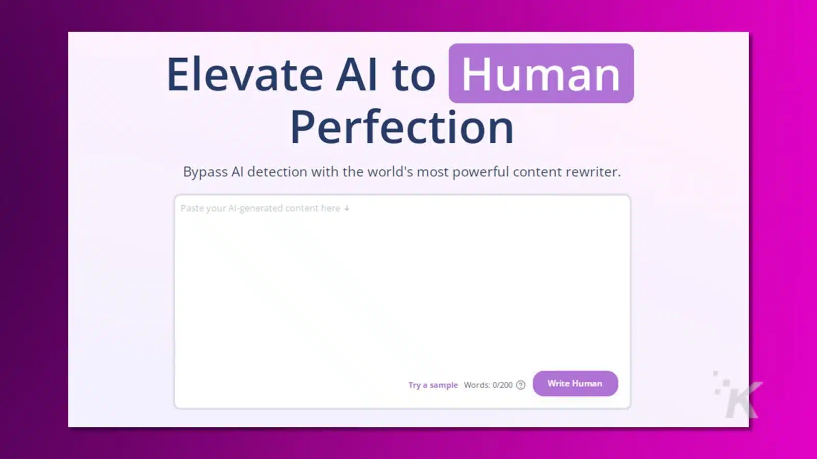 Elevate AI software