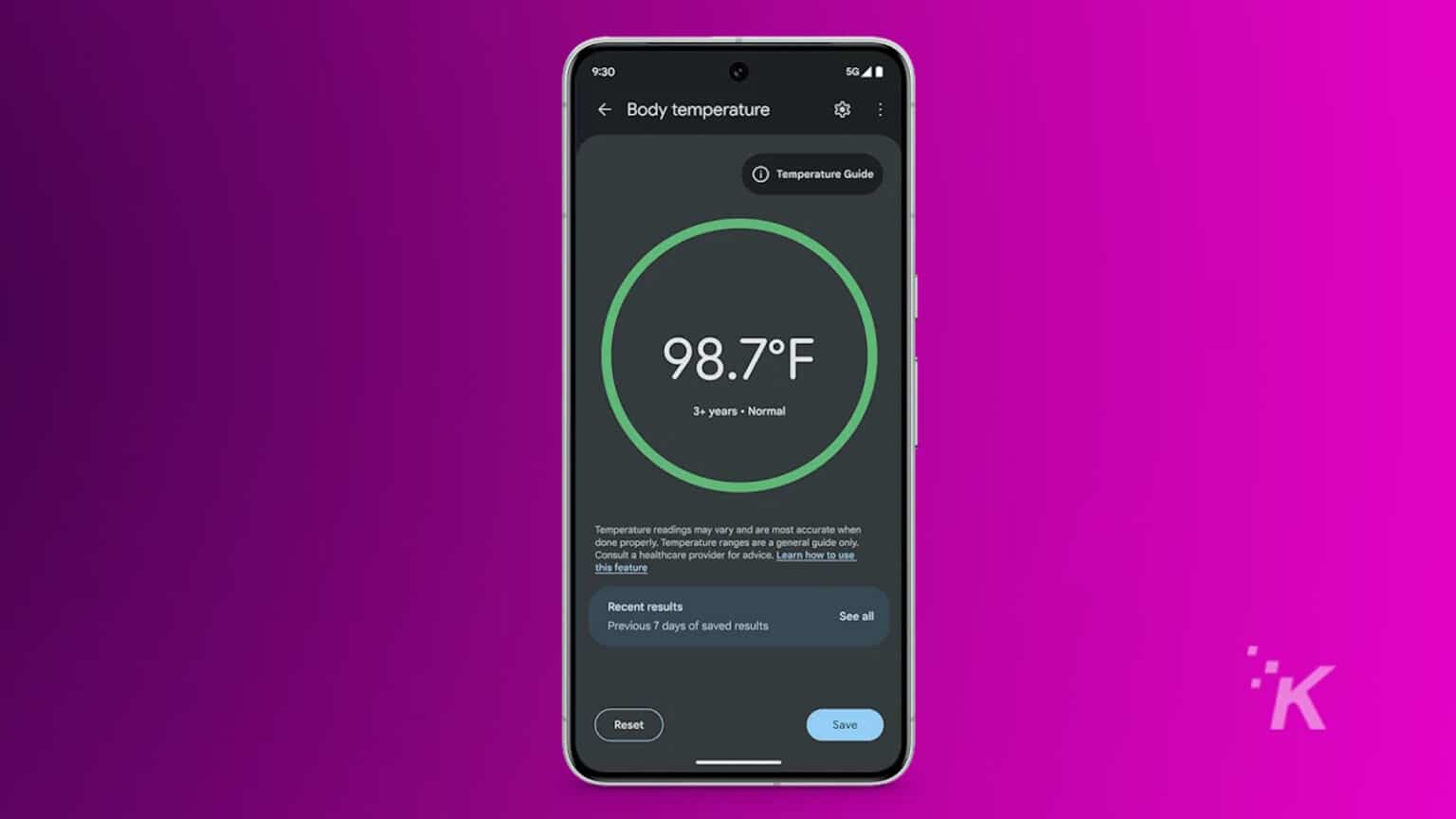 Pixel 8 Pro can finally measure your body temperature