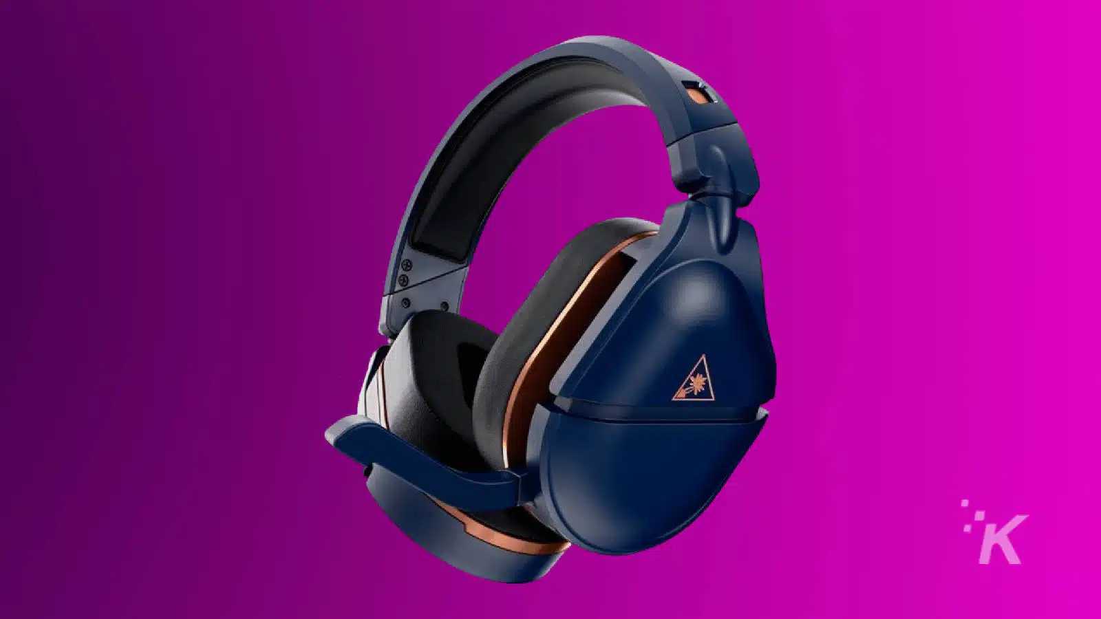 render of the turtle beach stealth 700 gen 2 gaming headset on a purple background
