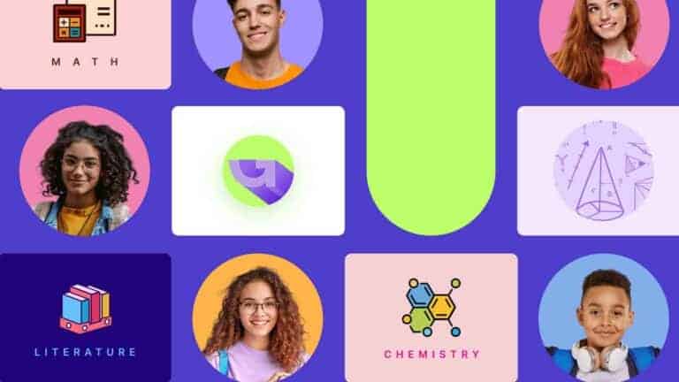 Image of teens with different school classes.