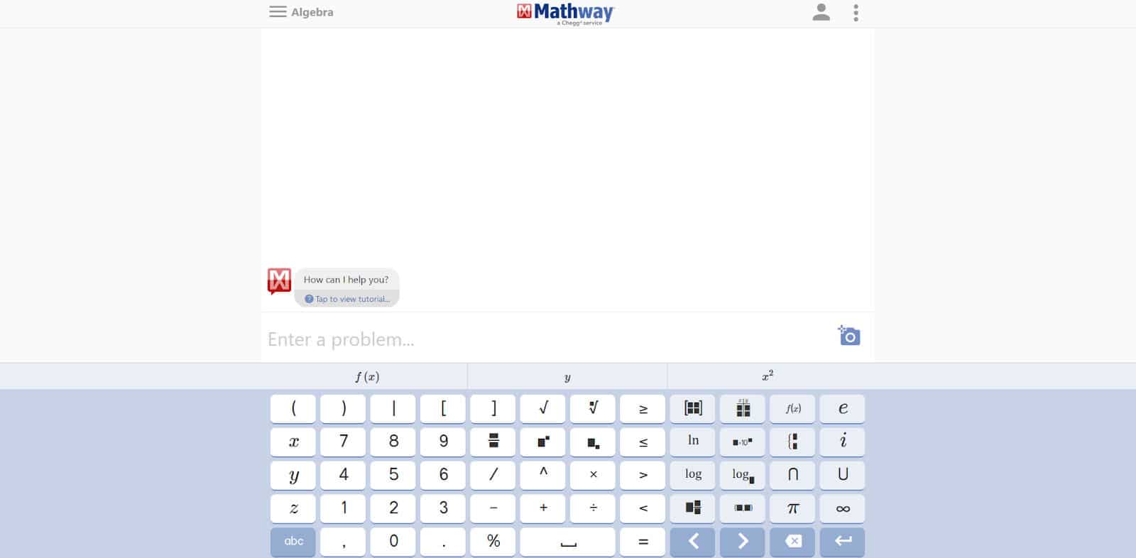 Mathway program app