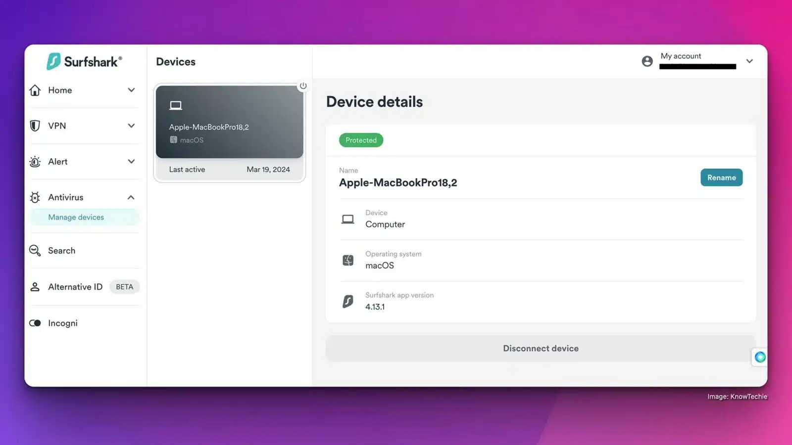 Surfshark One VPN antivirus